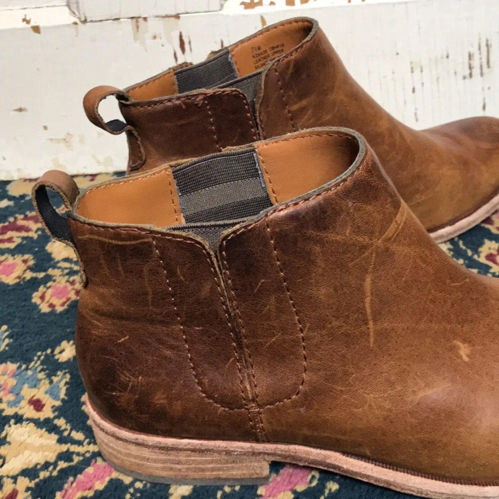 🍄 Kork-Ease Velma Brown Leather Bootie - Picture 4 of 16